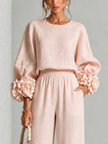 FLORAL CUFF TWO PIECE SET
