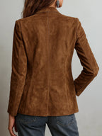 Vintage Suede Blazer Jacket