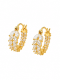 Textured Hoop Earrings