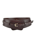 Fashionable Imitation Leather Harness Wide Belt