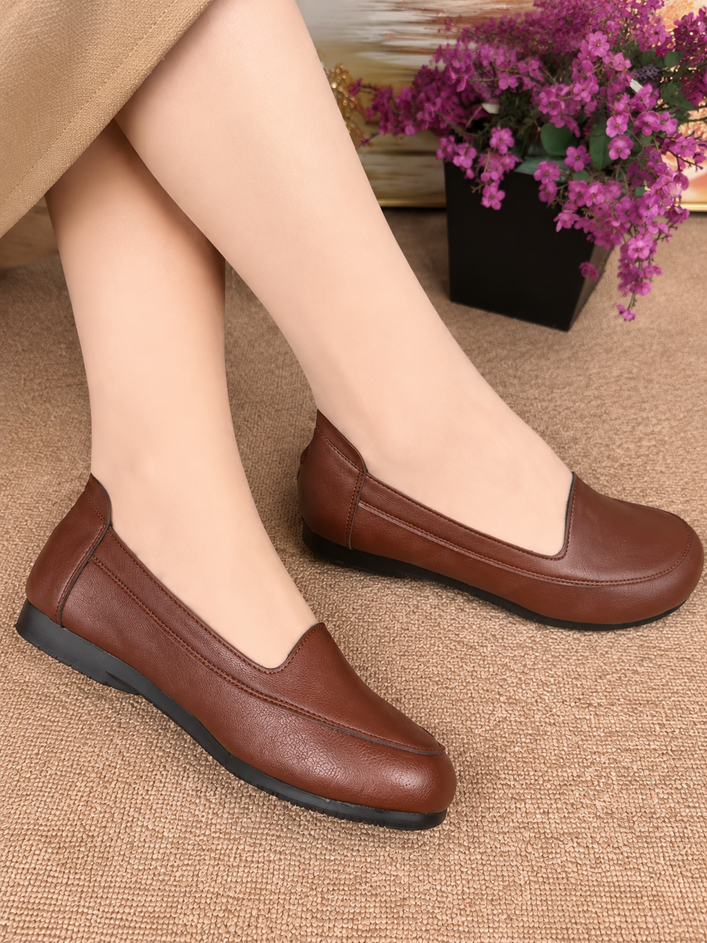Soft and Comfortable Leather Shoes for Women