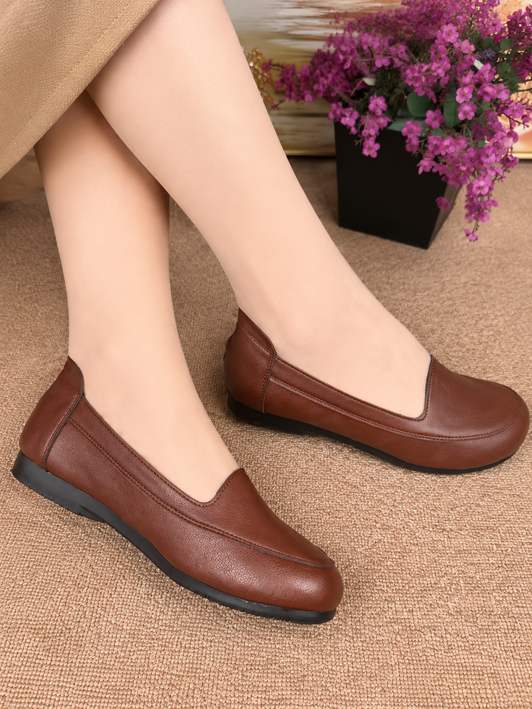 Soft and Comfortable Leather Shoes for Women