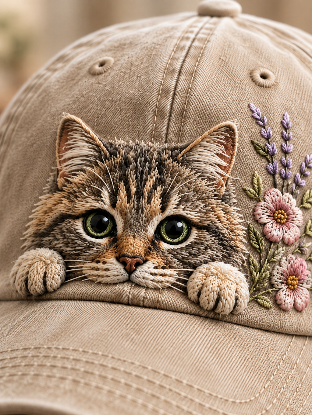 Save The Cats Embroidered Cap