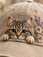 Save The Cats Embroidered Cap