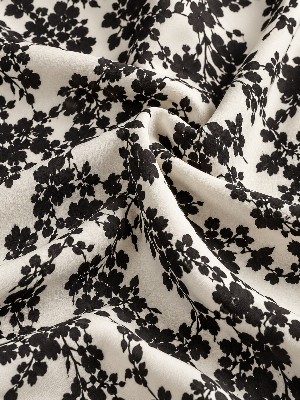 High-Neck Long Sleeve Floral Print Maxi Dress