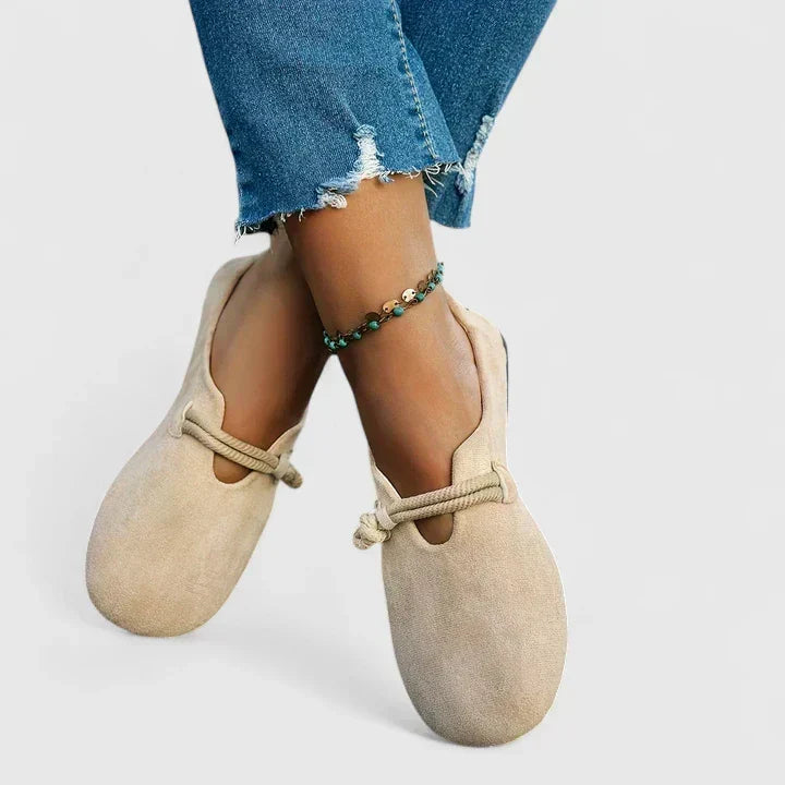 Mocasines ortopédicos casuales con nudo de cuerda