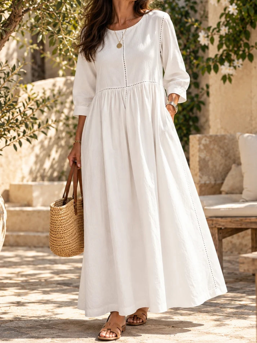 Vestido midi de mezclilla vintage