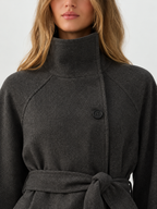Oversized Belted Long Coat