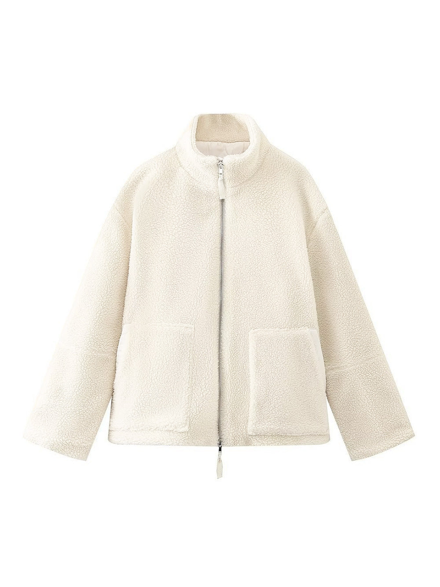 Warm Faux Lambswool Jacket