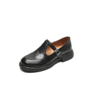 Vintage T-Strap Brogue Mary Jane Shoes