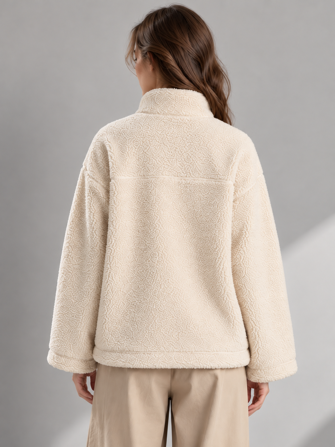 Warm Faux Lambswool Jacket