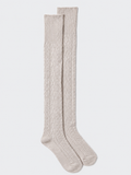 Cable Knit Over the Knee Socks