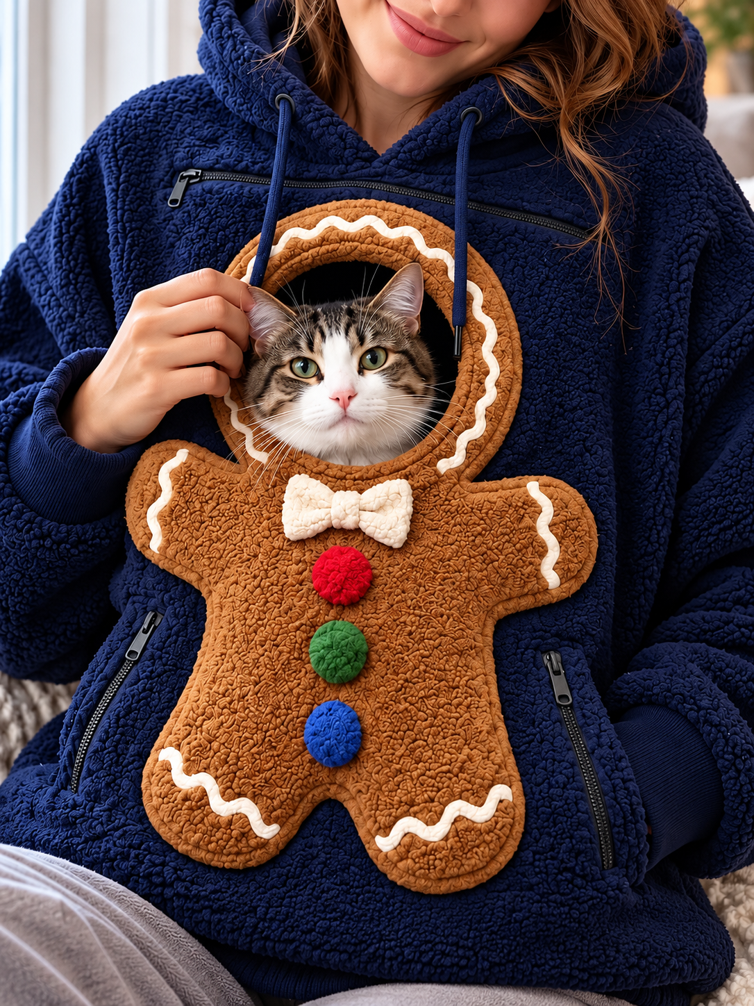 Christmas Pet Pouch Hoodie