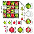 46PCS Christmas Tree Ornament Set | Holiday Decorations
