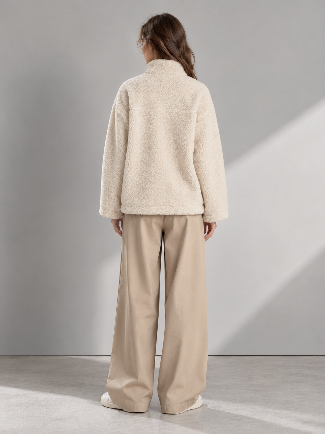 Warm Faux Lambswool Jacket