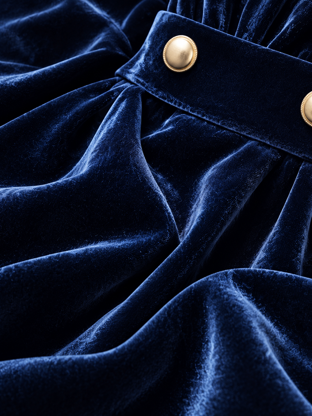 Luxury Velvet Wide-Leg Jumpsuit With Defined Waist