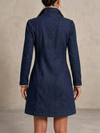 Long-sleeved Casual Loose Denim Dress